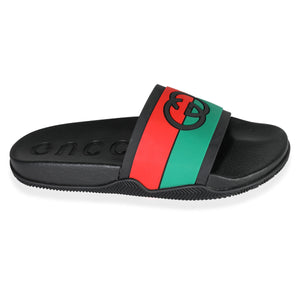 Slide Interlocking G Black Red Green