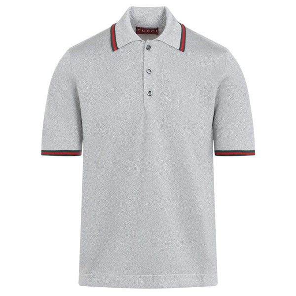 Premium Lame Knitted polo T-shirt