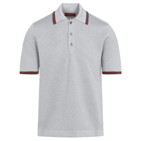Premium Lame Knitted polo T-shirt