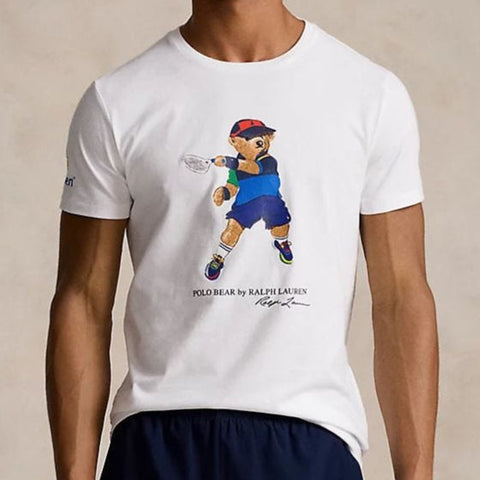 Premium  Round Neck Printed   Bear T-shirt