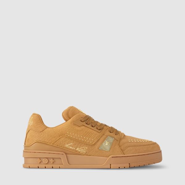 Premium Tan Sneakers with Signature Embellishments