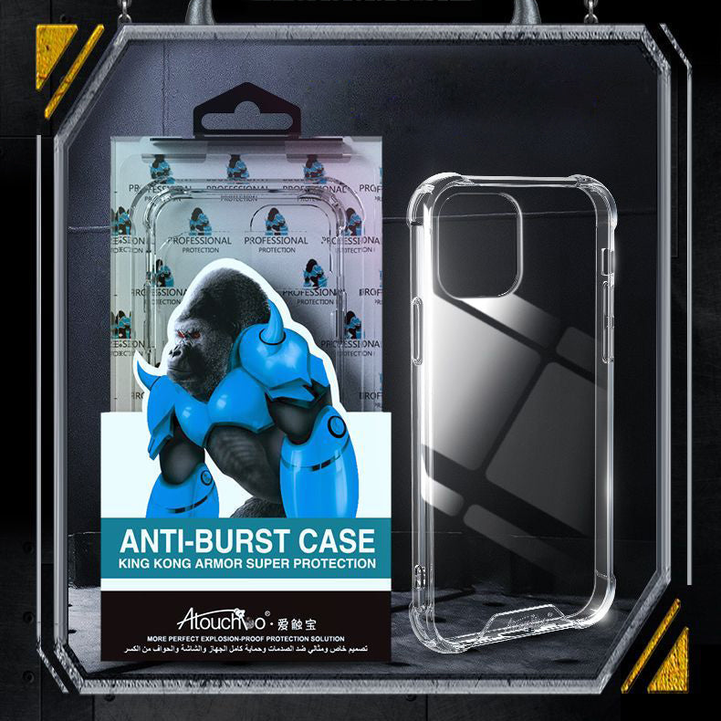 Slim Fit Clear Soft Silicone PC Transparent Back Case Cover for 14 Series