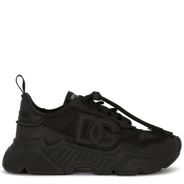 Imported Luxury Chunky Sneakers – Premium All-Black Designer Footwear
