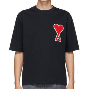 Premium  Mattiussi Navy Ami De Coeur Patch T-Shirt