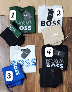 Casual Co-ord Set with Signature Logo For Boy