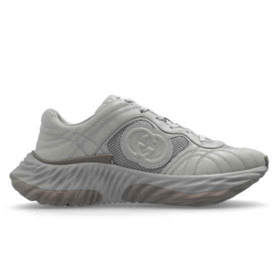 Premium Grey Sneakers with Logo