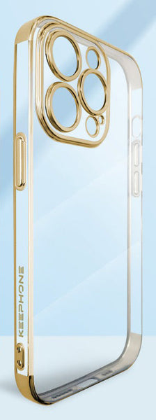 Electroplated Silicone Transparent Back Case Cover for 14 Series