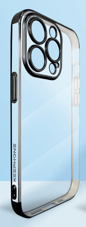 Electroplated Silicone Transparent Back Case Cover for 14 Series