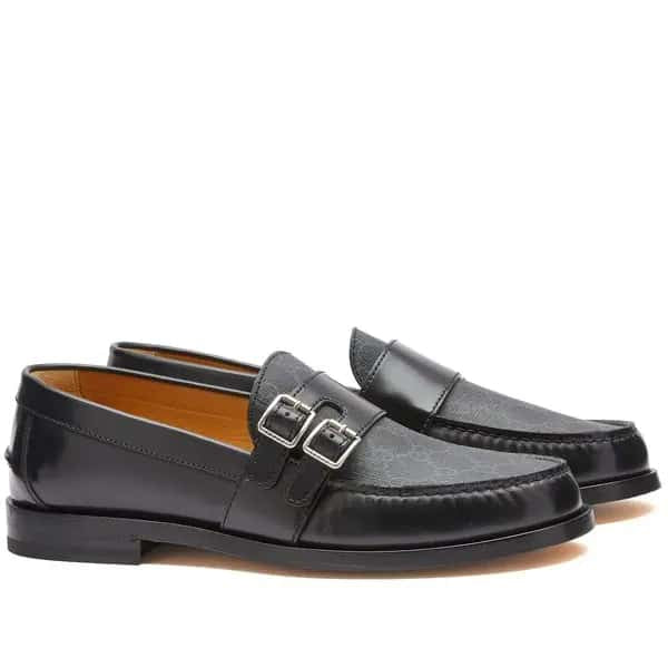Luxury  Double Buckle GG Supreme Shoes