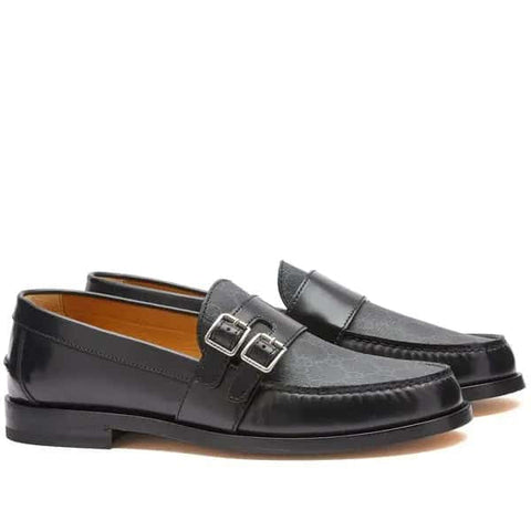 Luxury  Double Buckle GG Supreme Shoes