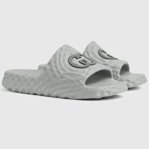 Premium  Interlocking G Slide Sandal Rubber
