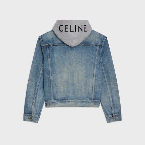 Premium Logo-Print Denim Jacket