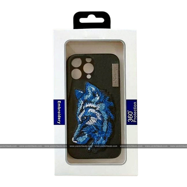 Embroided Back Case Cover for Apple iPhone