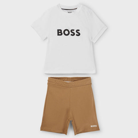 Casual Co-ord Set with Signature Logo For Boy