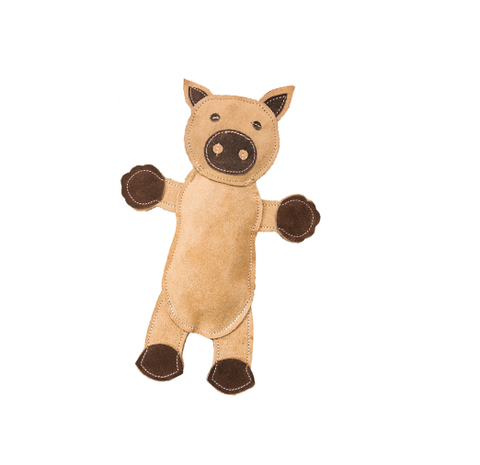 Premium Quality Natural Wigglies Pig Leather Toy for Dogs