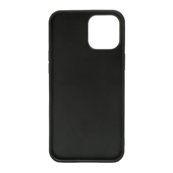 Skull Leather Back Case Cover for Apple iPhone - Black