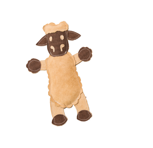 Premium Quality Natural Wigglies Sheep Leather Toy for Dogs