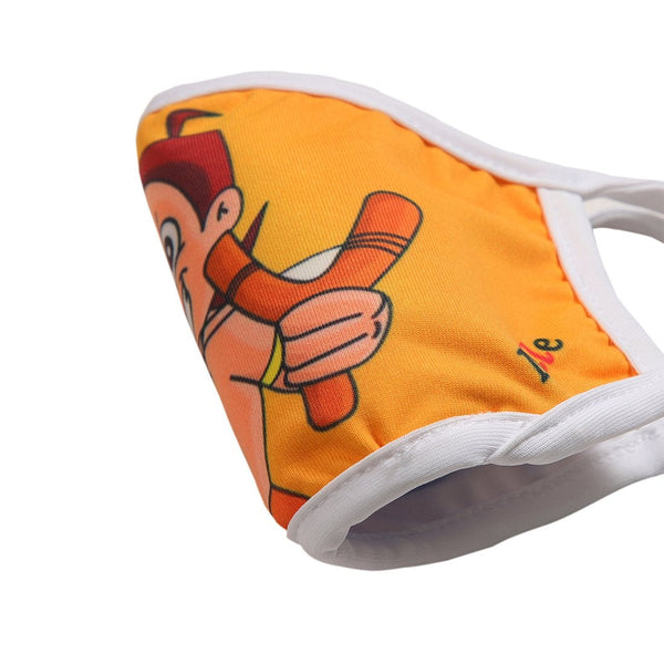 Chota Bheem Face Mask -Printed Cloth Washable Reusable Face Mask Cover