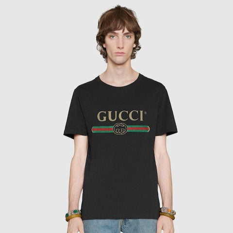 Oversized Washed T-shirt With Logo