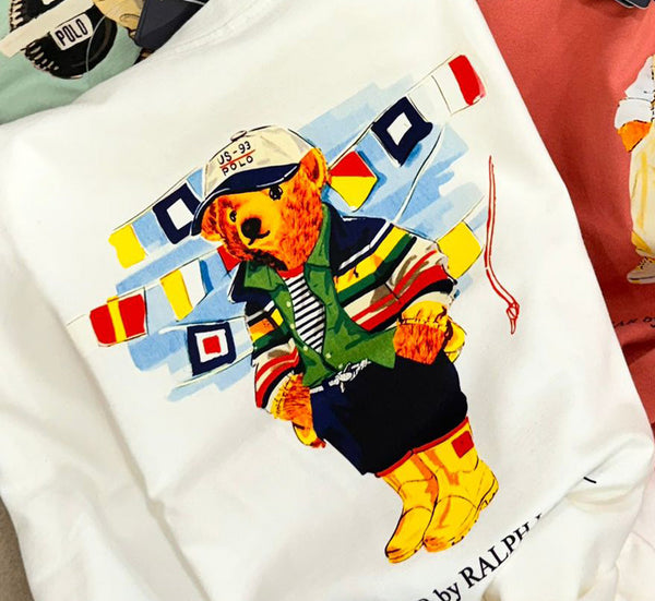 Premium  Bear Cotton Jersey T-Shirt