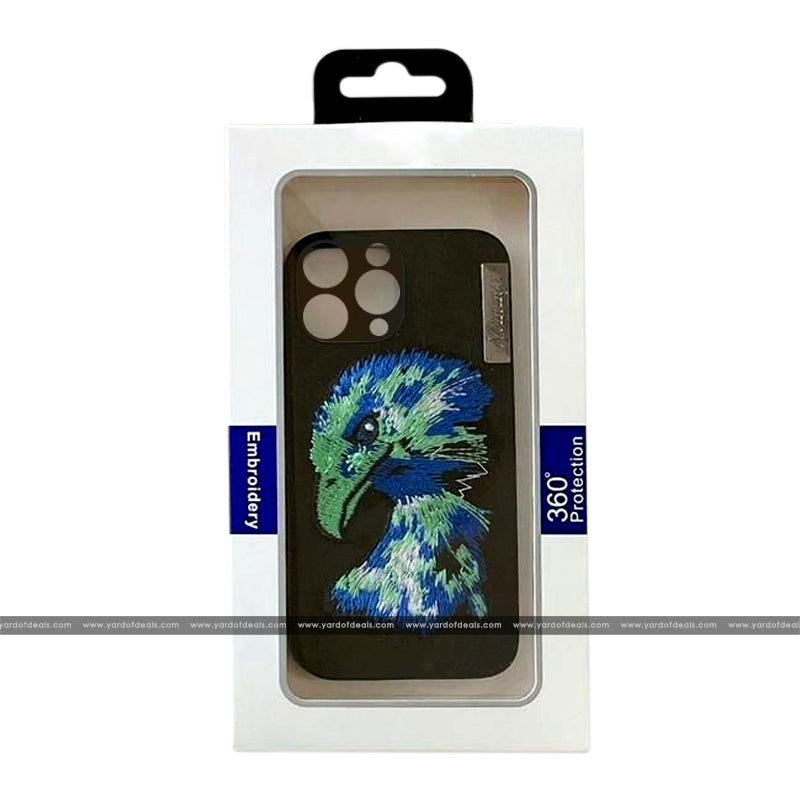 Embroided Back Case Cover for Apple iPhone