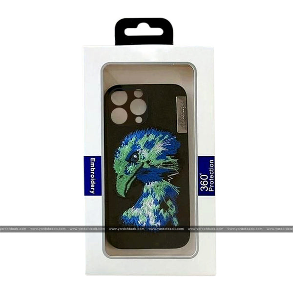 Embroided Back Case Cover for Apple iPhone