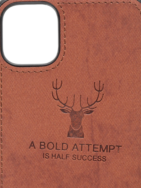 iPhone 11 Cloth Texture Deer Case