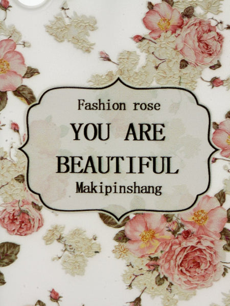 New Flower Print You Are Beautiful iPhone X Case