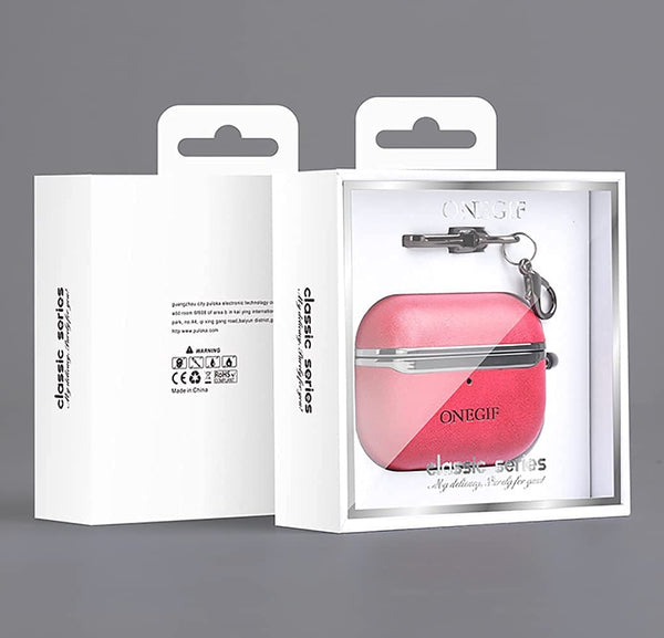 Airpods Case Cover with Keychain | Protective Leather Cover for Airpod Pro & Airpod Pro 2