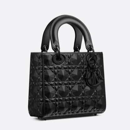 Mini Lady Latte Cannage Diamond Motif