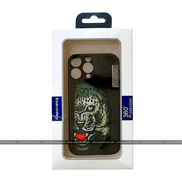 Embroided Back Case Cover for Apple iPhone