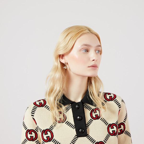 Luxury Bee earrings with Interlocking G