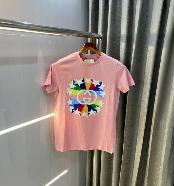 Premium  Metal Logo Print Cotton T-Shirt
