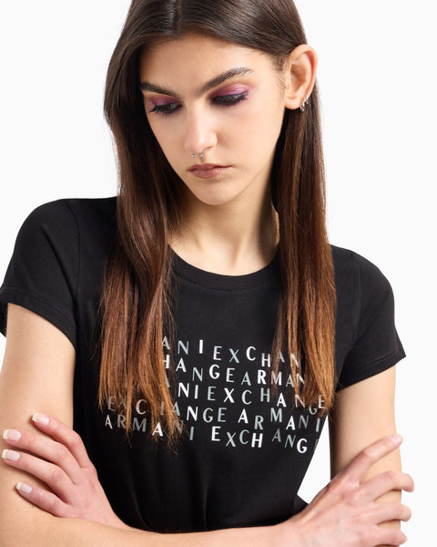 Imported Slim fit T-shirt with Logo Lettering