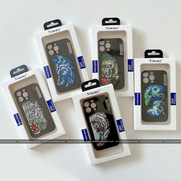 Embroided Back Case Cover for Apple iPhone