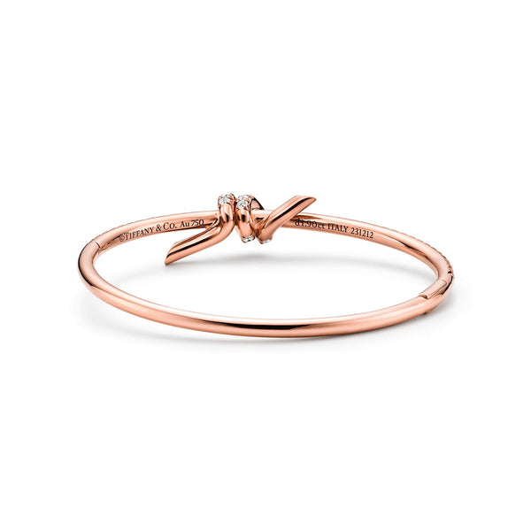 Elegance Diamond Knot Nail Bangle