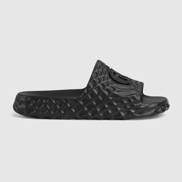 Premium Men's Interlocking G slide sandal