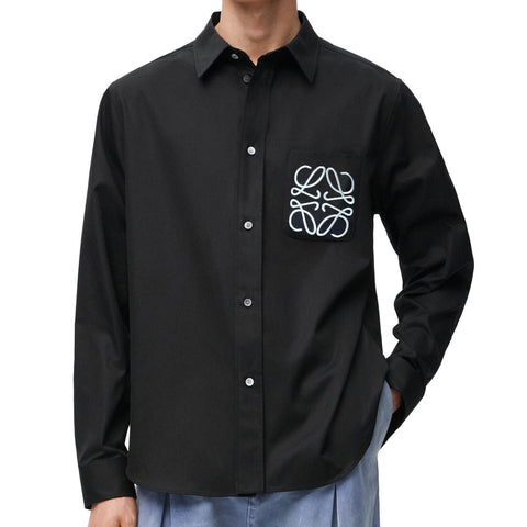 Luxury Brand Logo Embroidered Shirt