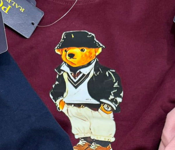 Premium  Bear Cotton Jersey T-Shirt