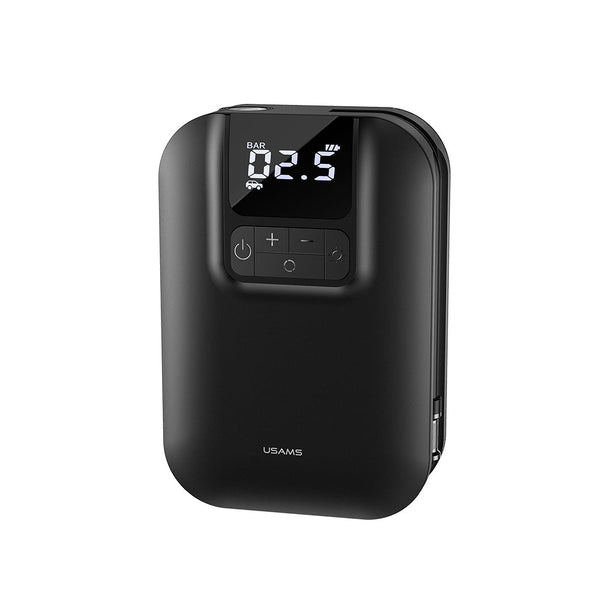 USAMS Mini Portable Air Compressor Pump with LED Light For Car, Bike, Bicycle, Motorcycles, Balls and More