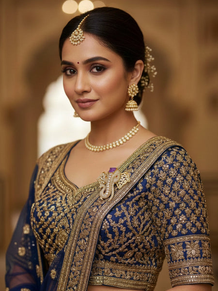 Victorian Polish Elephant Brooch with Doublet Moissanite Polki