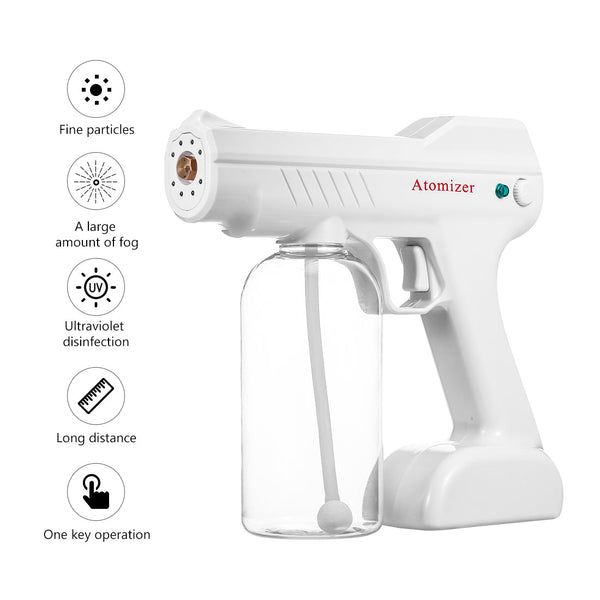 Rechargeable Wireless Sanitizer Gun Ninth Generation Nano Blue Light Atomizer