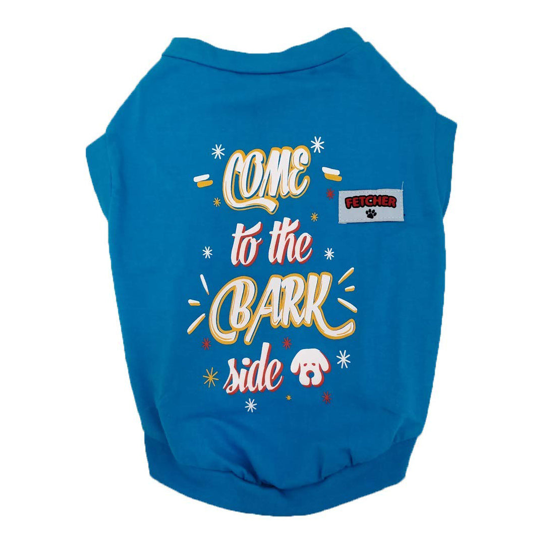 Blue 'Come To The Bark Side' Premium Dog T-Shirt for Small Breeds