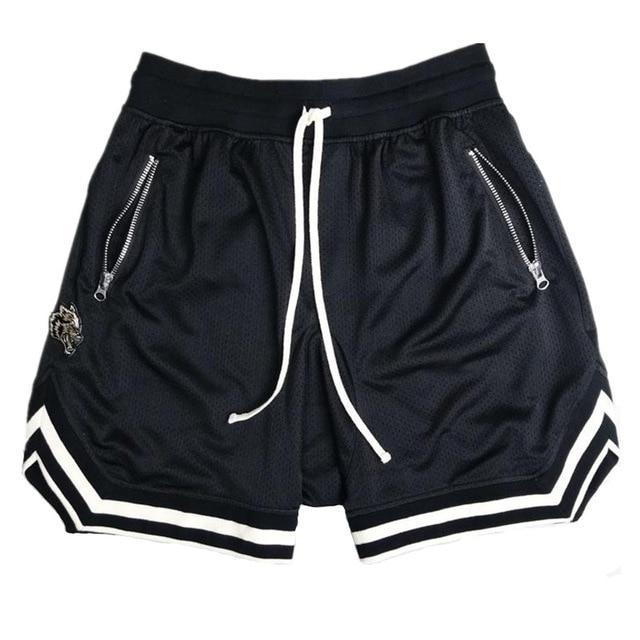 Mens Bodybuilding Fast Dry Boardshorts Summer Joggers Loose Cool Sweatpants Male Gyms Fitness Workout Beach Shorts