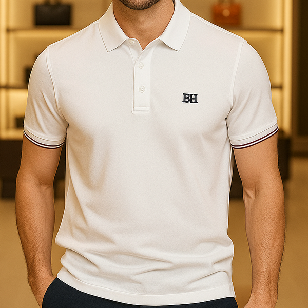 Classic  & Exclusive  Embroidered Logo Polo T-Shirt