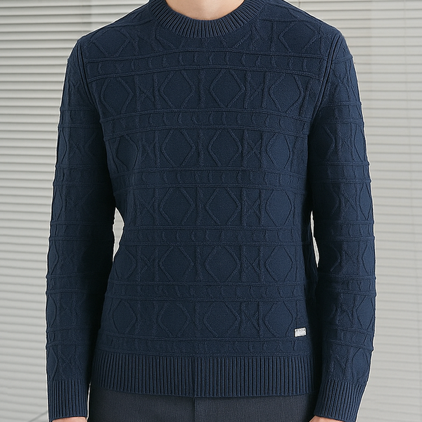 Premium Textured Knit Pullover