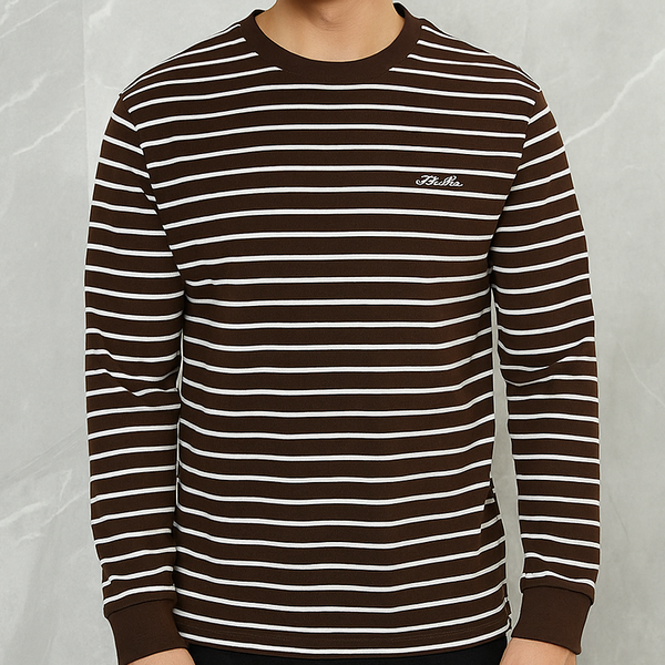 Classic Striped Crewneck Pullover