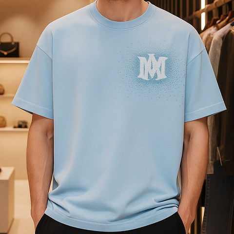 Luxury Crustal  Drop Shoulder Tee