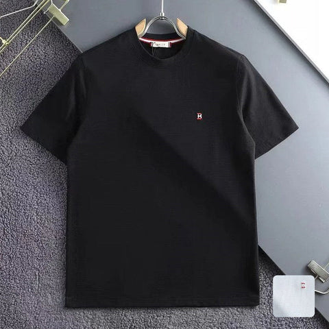 B Monogram Embroidery Logo Brfanded  T-Shirt