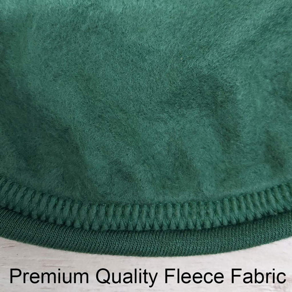 Dark-Green Premium Warm Fleece Dog Sweatshirt for Small Breeds
